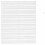 vidaXL Jaluzea pentru Fereastră cu perdele Manual Alb Aluminiu vidaXL Jaluzea pentru Fereastră cu perdele Manual Alb Aluminiu