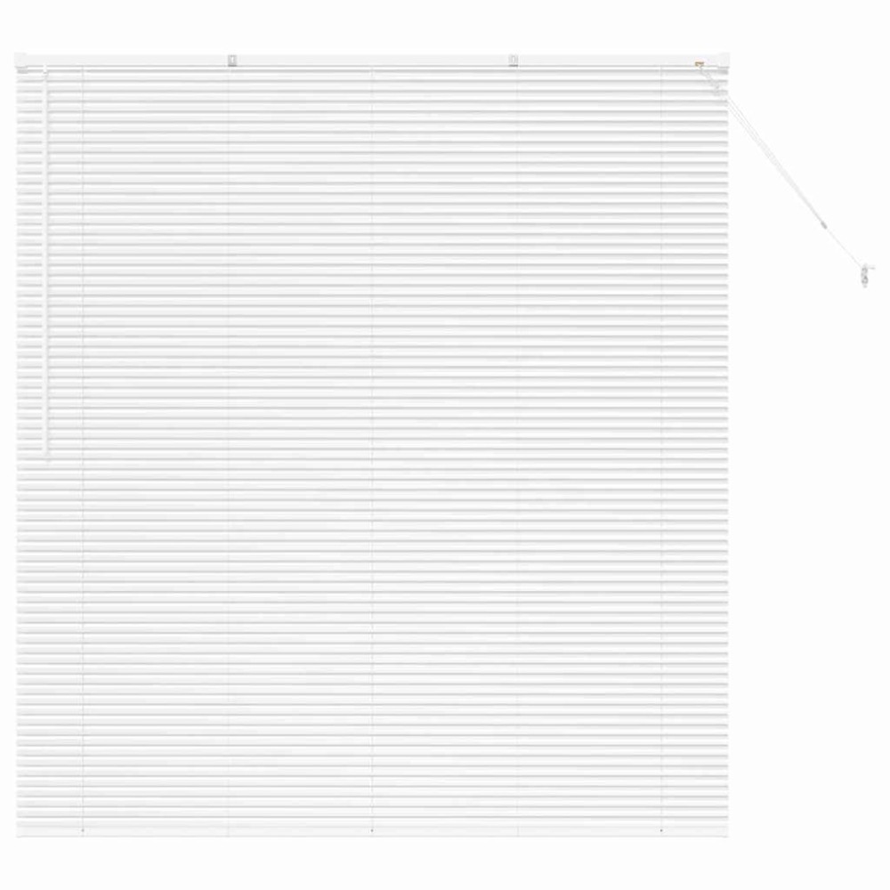 vidaXL Jaluzea pentru Fereastră cu perdele Manual Alb Aluminiu