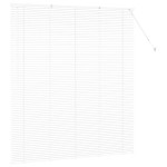 vidaXL Jaluzea pentru Fereastră cu perdele Manual Alb Aluminiu vidaXL Jaluzea pentru Fereastră cu perdele Manual Alb Aluminiu