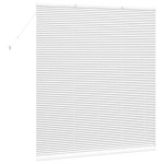 vidaXL Jaluzea pentru Fereastră cu perdele Manual Alb Aluminiu vidaXL Jaluzea pentru Fereastră cu perdele Manual Alb Aluminiu