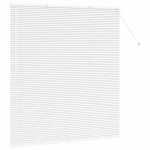 vidaXL Jaluzea pentru Fereastră cu perdele Manual Alb Aluminiu vidaXL Jaluzea pentru Fereastră cu perdele Manual Alb Aluminiu