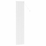 vidaXL Jaluzea pentru Fereastră cu perdele Manual Alb Aluminiu vidaXL Jaluzea pentru Fereastră cu perdele Manual Alb Aluminiu
