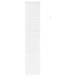 vidaXL Jaluzea pentru Fereastră cu perdele Manual Alb Aluminiu vidaXL Jaluzea pentru Fereastră cu perdele Manual Alb Aluminiu