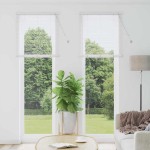 vidaXL Jaluzea pentru Fereastră cu perdele Manual Alb Aluminiu vidaXL Jaluzea pentru Fereastră cu perdele Manual Alb Aluminiu