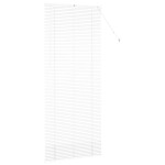 vidaXL Jaluzea pentru Fereastră cu perdele Manual Alb Aluminiu vidaXL Jaluzea pentru Fereastră cu perdele Manual Alb Aluminiu