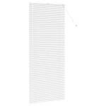 vidaXL Jaluzea pentru Fereastră cu perdele Manual Alb Aluminiu vidaXL Jaluzea pentru Fereastră cu perdele Manual Alb Aluminiu