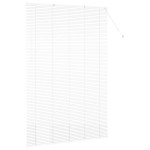vidaXL Jaluzea pentru Fereastră cu perdele Manual Alb Aluminiu vidaXL Jaluzea pentru Fereastră cu perdele Manual Alb Aluminiu