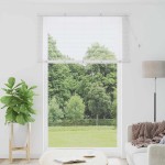 vidaXL Jaluzea pentru Fereastră cu perdele Manual Alb Aluminiu vidaXL Jaluzea pentru Fereastră cu perdele Manual Alb Aluminiu