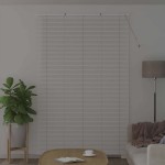 vidaXL Jaluzea pentru Fereastră cu perdele Manual Alb Aluminiu vidaXL Jaluzea pentru Fereastră cu perdele Manual Alb Aluminiu