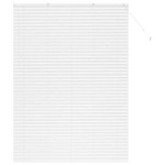 vidaXL Jaluzea pentru Fereastră cu perdele Manual Alb Aluminiu vidaXL Jaluzea pentru Fereastră cu perdele Manual Alb Aluminiu