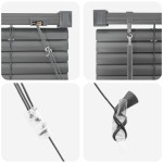 vidaXL Jaluzea pentru Fereastră cu perdele Manual Gri închis Aluminiu