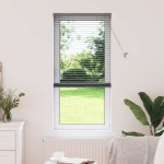 vidaXL Jaluzea pentru Fereastră cu perdele Manual Gri închis Aluminiu