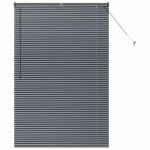 vidaXL Jaluzea pentru Fereastră cu perdele Manual Gri închis Aluminiu vidaXL Jaluzea pentru Fereastră cu perdele Manual Gri închis Aluminiu