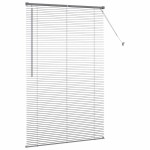 vidaXL Jaluzea pentru Fereastră cu perdele Manual Gri închis Aluminiu vidaXL Jaluzea pentru Fereastră cu perdele Manual Gri închis Aluminiu