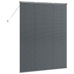 vidaXL Jaluzea pentru Fereastră cu perdele Manual Gri închis Aluminiu vidaXL Jaluzea pentru Fereastră cu perdele Manual Gri închis Aluminiu