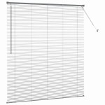 vidaXL Jaluzea pentru Fereastră cu perdele Manual Gri închis Aluminiu vidaXL Jaluzea pentru Fereastră cu perdele Manual Gri închis Aluminiu