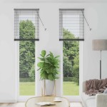 vidaXL Jaluzea pentru Fereastră cu perdele Manual Gri închis Aluminiu vidaXL Jaluzea pentru Fereastră cu perdele Manual Gri închis Aluminiu