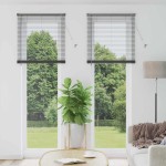 vidaXL Jaluzea pentru Fereastră cu perdele Manual Gri închis Aluminiu