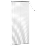 vidaXL Jaluzea pentru Fereastră cu perdele Manual Gri închis Aluminiu vidaXL Jaluzea pentru Fereastră cu perdele Manual Gri închis Aluminiu