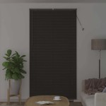vidaXL Jaluzea pentru Fereastră cu perdele Manual Gri închis Aluminiu vidaXL Jaluzea pentru Fereastră cu perdele Manual Gri închis Aluminiu