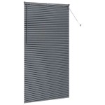 vidaXL Jaluzea pentru Fereastră cu perdele Manual Gri închis Aluminiu vidaXL Jaluzea pentru Fereastră cu perdele Manual Gri închis Aluminiu