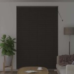 vidaXL Jaluzea pentru Fereastră cu perdele Manual Gri închis Aluminiu vidaXL Jaluzea pentru Fereastră cu perdele Manual Gri închis Aluminiu