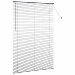 vidaXL Jaluzea pentru Fereastră cu perdele Manual Gri închis Aluminiu vidaXL Jaluzea pentru Fereastră cu perdele Manual Gri închis Aluminiu