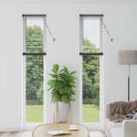 vidaXL Jaluzea pentru Fereastră cu perdele Manual Negru Aluminiu vidaXL Jaluzea pentru Fereastră cu perdele Manual Negru Aluminiu