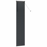 vidaXL Jaluzea pentru Fereastră cu perdele Manual Negru Aluminiu vidaXL Jaluzea pentru Fereastră cu perdele Manual Negru Aluminiu