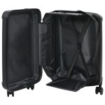 vidaXL Valiză cu blocare Negru 43 x 27 x 66 cm Plastic ABS