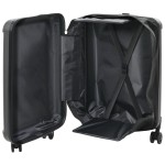 vidaXL Valiză cu blocare Gri închis 34 x 23 x 55.5 cm Plastic ABS