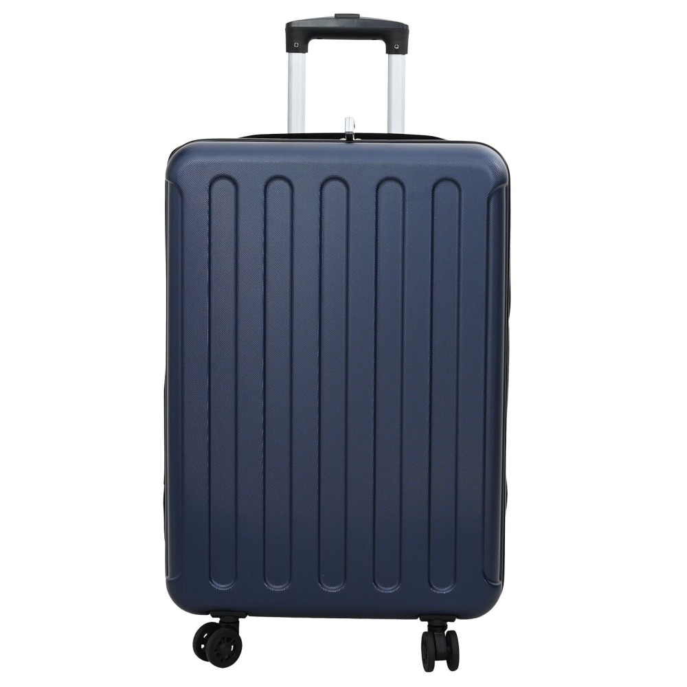 vidaXL Valiză pliabilă cu carcasă tare 24'' Albastru închis 43x27x66 cm ABS