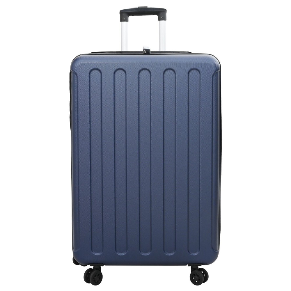 vidaXL Valiză pliabilă Hard Shell 28" Albastru închis 50x30x76 cm ABS