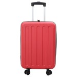 vidaXL Valiză cu blocare Roșu 43 x 27 x 66 cm Plastic ABS