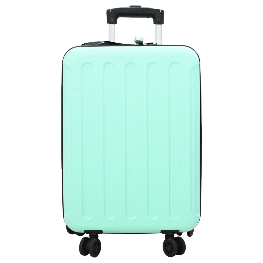 vidaXL Valiză cu blocare Verde mentă 34 x 23 x 55.5 cm Plastic ABS
