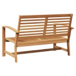 vidaXL Bancă de grădină Maro 110 x 64 x 76.5 cm Lemn masiv de tec vidaXL Bancă de grădină Maro 110 x 64 x 76.5 cm Lemn masiv de tec
