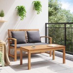 vidaXL Bancă de grădină Maro 110 x 64 x 76.5 cm Lemn masiv de tec vidaXL Bancă de grădină Maro 110 x 64 x 76.5 cm Lemn masiv de tec