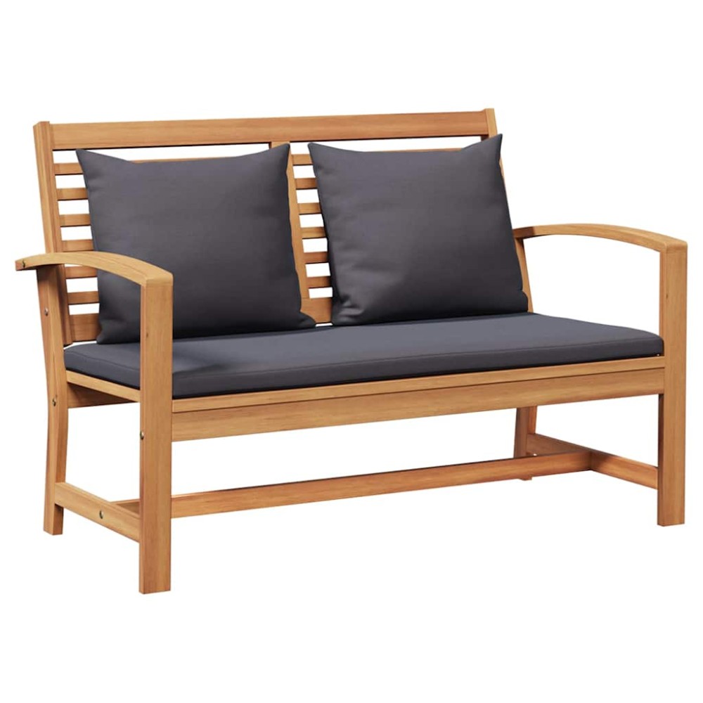 vidaXL Set de canapele pentru grădină 2 pcs natural Lemn masiv de tec