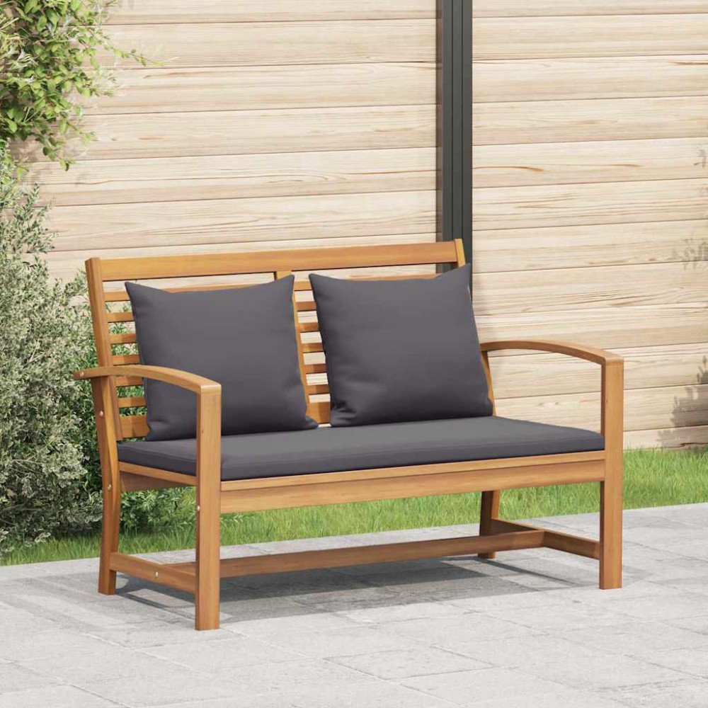 vidaXL Set de canapele pentru grădină 2 pcs natural Lemn masiv de tec
