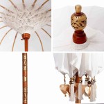 vidaXL Umbrelă de soare Manual Crem x 250 cm Bumbac și lemn masiv vidaXL Umbrelă de soare Manual Crem x 250 cm Bumbac și lemn masiv