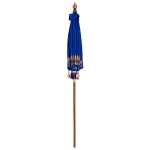 vidaXL Parasol Balinez albastru (180-190) x 260 cm vidaXL Parasol Balinez albastru (180-190) x 260 cm