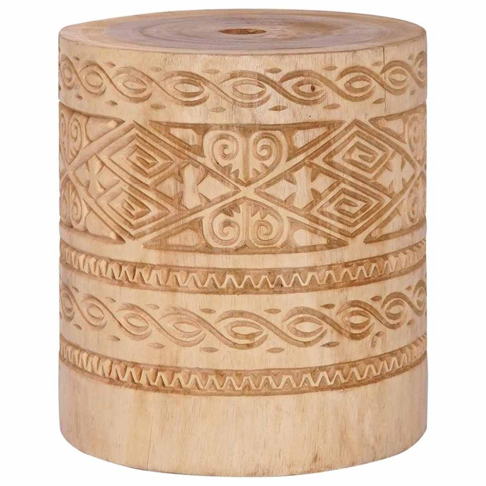 vidaXL Bază pentru umbrelă Altele Maro Ø34 x 40 cm Lemn masiv
