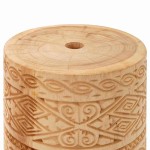 vidaXL Bază pentru umbrelă Altele Maro Ø34 x 40 cm Lemn masiv vidaXL Bază pentru umbrelă Altele Maro Ø34 x 40 cm Lemn masiv