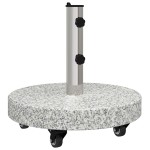 vidaXL Bază pentru umbrelă Ajustabil Gri 45 x 45 x 42.5 cm vidaXL Bază pentru umbrelă Ajustabil Gri 45 x 45 x 42.5 cm