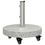 vidaXL Bază pentru umbrelă Ajustabil Gri 45 x 45 x 42.5 cm vidaXL Bază pentru umbrelă Ajustabil Gri 45 x 45 x 42.5 cm