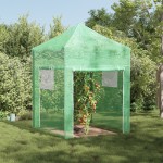 vidaXL Seră cu acoperiș Manual Verde 200 x 200 x 300 cm Oțel vidaXL Seră cu acoperiș Manual Verde 200 x 200 x 300 cm Oțel