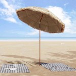 vidaXL Parasol de Grădină natural 160 x 160 x 196 cm