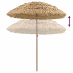 vidaXL Parasol de Grădină natural 160 x 160 x 196 cm