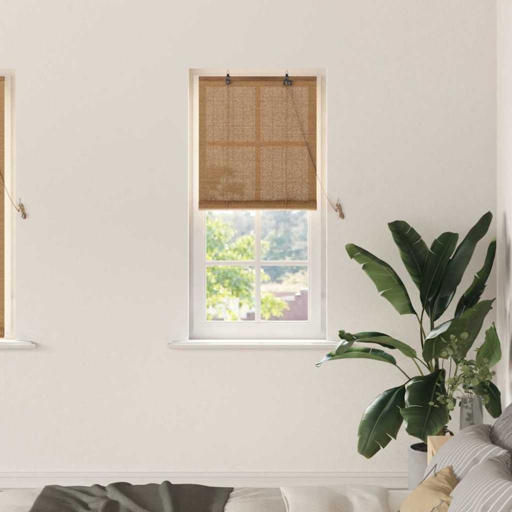 vidaXL Jaluzele și Rulouri pentru Fereastră Maro deschis 60 x 160 cm