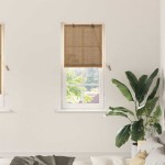 vidaXL Jaluzele și Rulouri pentru Fereastră Maro deschis 60 x 220 cm vidaXL Jaluzele și Rulouri pentru Fereastră Maro deschis 60 x 220 cm